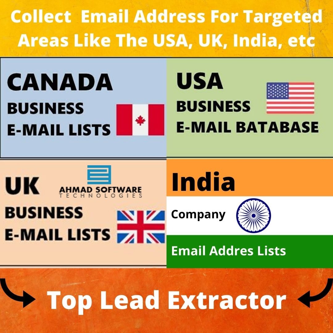 Collect  Email Address For Targeted Areas Like The USA, UK, India, etc